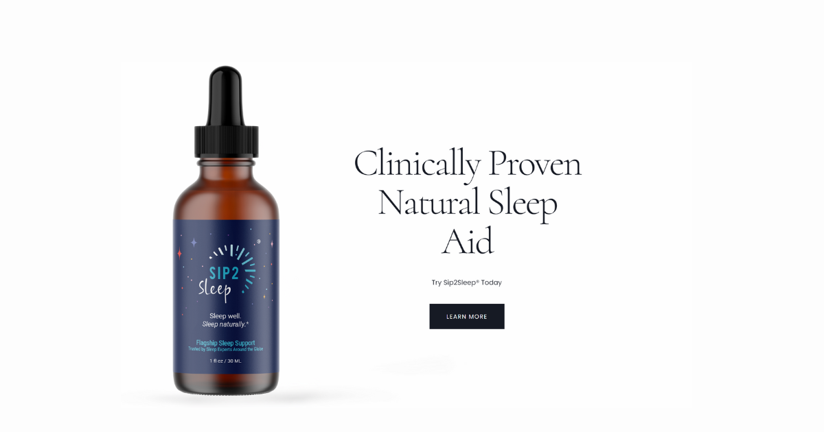 Sip2Sleep® liquid sleep aid bottle 